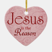 イエスが理由 セラミックオーナメント (正面)