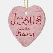 イエスが理由 セラミックオーナメント (左)