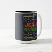 イエスが理由 ツートーンマグカップ (正面右)