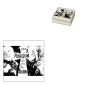 イエスが理由 ラバースタンプ (押印)