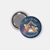 イエスが私たちが季節の祝磁石を作る理由だ マグネット (正面/裏面)