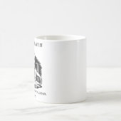 イエスが私の家で恐竜に乗るのが嫌 コーヒーマグカップ (中央)
