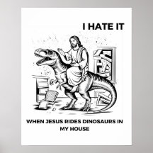 イエスが私の家で恐竜に乗るのが嫌