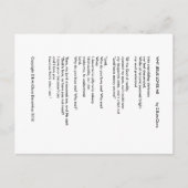 イエスが私を愛する理由 – はがき (正面)