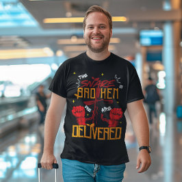 イエスが私を自由にしてくれた クリスチャンの精神的な信念 Tシャツ