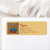 イエスが聖餐を掲げる(SNV 050) ラベル (インサイチュ)