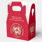 イエスが赤いクリスマスのお願い フェイバーボックス (オープン)