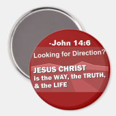 イエスが道をカスタマイズ行く マグネット (正面/裏面)