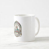 イエスさま 縫い直し ハートの修復 イエスさまの縫製 修理 コーヒーマグカップ (正面右)