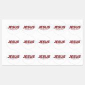 イエスすべての膝はピリピ人2:10-11に弓を引く ラベル (シート)