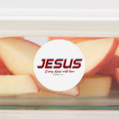 イエスすべての膝はピリピ人2:10-11に弓を引く ラベル (貼付)