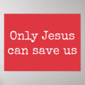 イエスだけが私たち救クリスチャン福音メッセージV2 ポスター (正面)