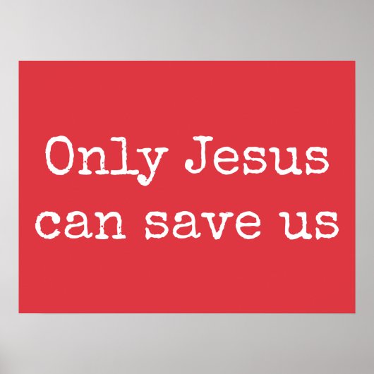 イエスだけが私たち救クリスチャン福音メッセージV2 ポスター (正面)