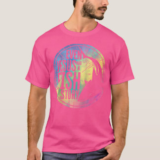 イエスでさえ魚の物語を持っていたイエスは魚の塩水 Tシャツ