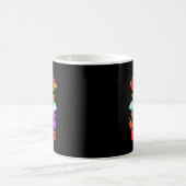 イエスとは誰かを照らすイルミネーションステーション コーヒーマグカップ (中央)