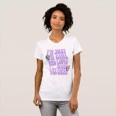 イエスとアイスクリームが好きな女の子 Tシャツ (正面フル)