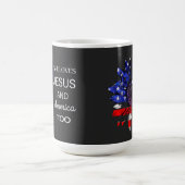 イエスとアメリカも大好き コーヒーマグカップ (中央)