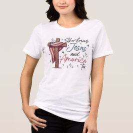 イエスとアメリカも大好き トライブレンドTシャツ