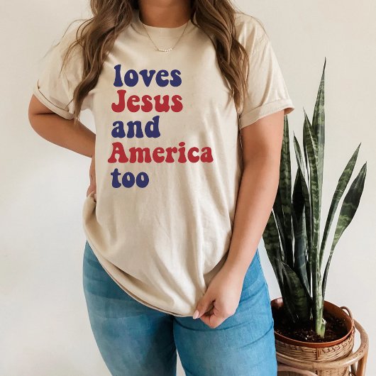 イエスとアメリカも大好き Tシャツ