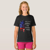 イエスとアメリカも大好き Tシャツ (正面フル)
