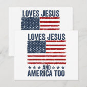 イエスとアメリカを愛する神クリスチャンJの4th セーブザデート (正面/裏面)