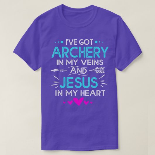 イエスとアーチェリー Tシャツ (デザイン正面)