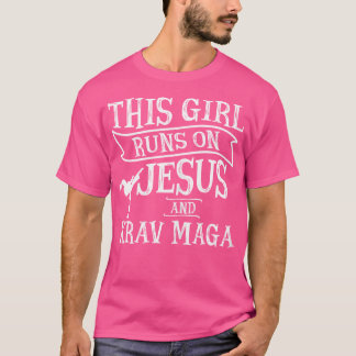 イエスとク走ラフ・マガの女の子 Tシャツ