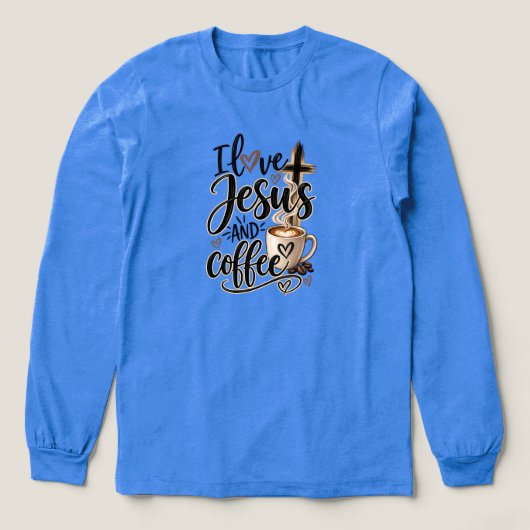 イエスとコーヒーが好き トライブレンドＴシャツ (デザイン正面)
