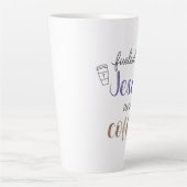 イエスとコーヒーによって煽られる カフェラテマグ (正面)