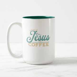 イエスとコーヒークリスチャンのデザインに煽られる ツートーンマグカップ