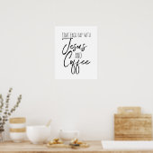 イエスとコーヒー ポスター (キッチン)