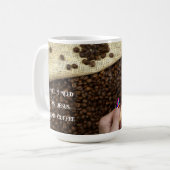 イエスとコーヒー - 470ml マグカップ (正面左)