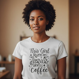 イエスとコ走ーヒークリスチャンの少女 Tシャツ