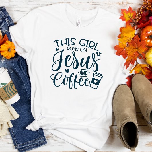 イエスとコ走ーヒークリスチャンの少女 Tシャツ