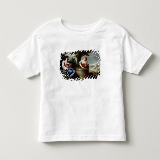 イエスとサマリア人の女 トドラーTシャツ (正面)