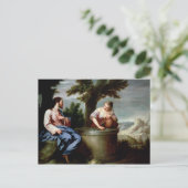 イエスとサマリア人の女 ポストカード (スタンド正面)