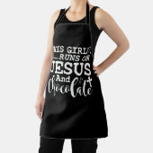 イエスとチョコ走レキリシタンのロの少女 エプロン (インサイチュ)