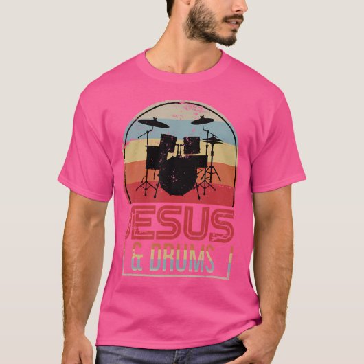 イエスとドラム・イエス Tシャツ (正面)