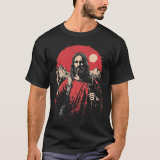 イエスとハイキング Tシャツ