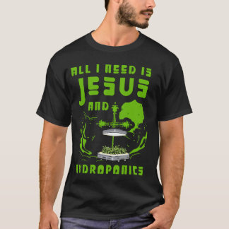 イエスとハイドロポニクスがあればそれでいい ガーデニング Tシャツ