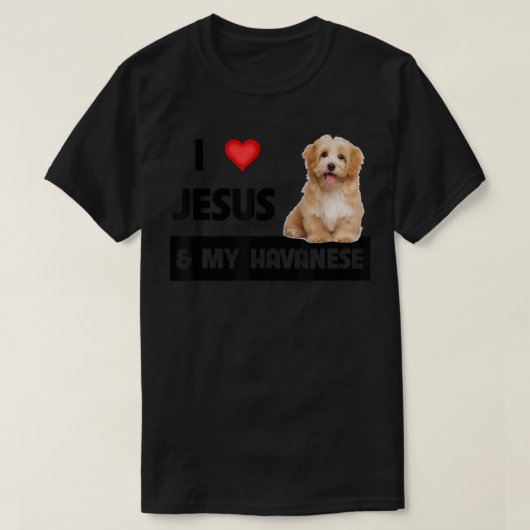 イエスとハバナの犬のお母さんを愛するパパペットパレン Tシャツ (デザイン正面)