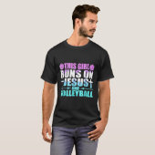 イエスとバ走レーボノベルティの少女 Tシャツ (正面フル)