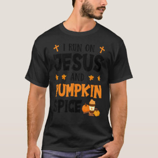 イエスとパンプキンスパイスの秋に私は生きている Tシャツ