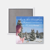 イエスとヒツジ マグネット (正面/裏面)