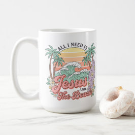 イエスとビーチ コーヒーマグ コーヒーマグカップ