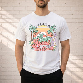 イエスとビーチTシャツ Tシャツ