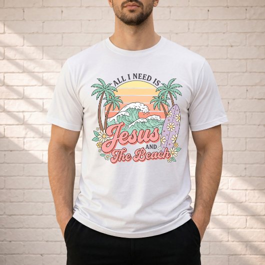 イエスとビーチTシャツ Tシャツ