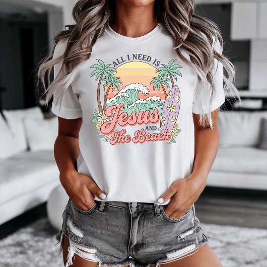 イエスとビーチTシャツ Tシャツ