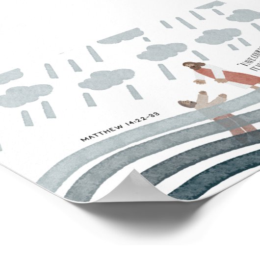 イエスとピーターの子供部屋のポスター ポスター (角)