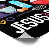 イエスとベーキングを愛する女カッコいいの子 ポスター (角)